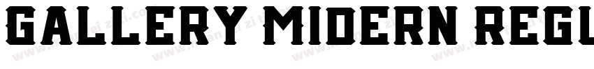 Gallery Midern Regul字体转换